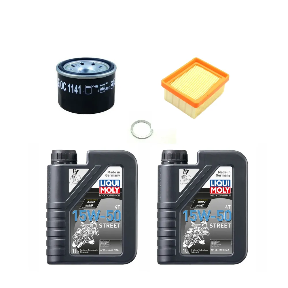 [KIT-MANT-G310-2055] Kit Mantencion Bmw G310gs, G310r, Aceite Motorbike 4T 15W-50 Street
