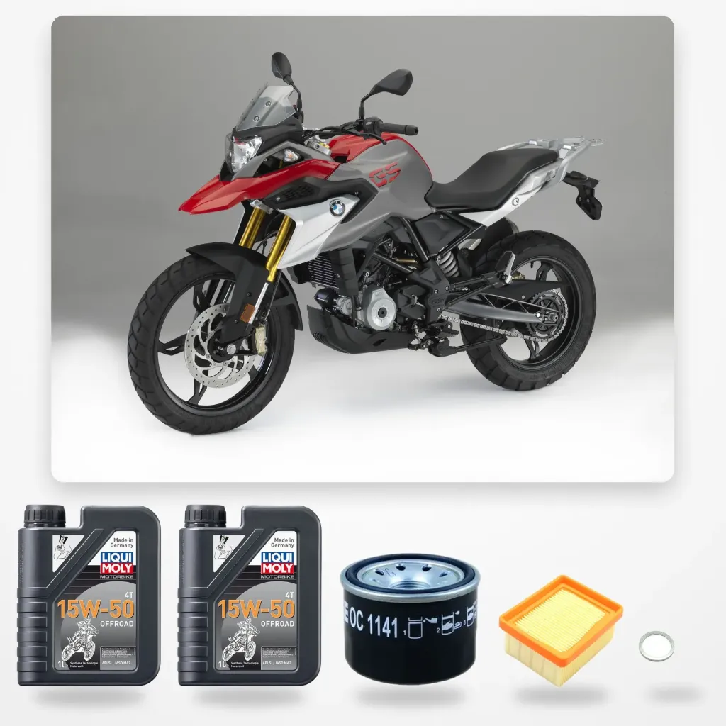 Kit Mantencion Bmw G310gs, G310r, Aceite Motorbike 4T 15W-50 Offroad