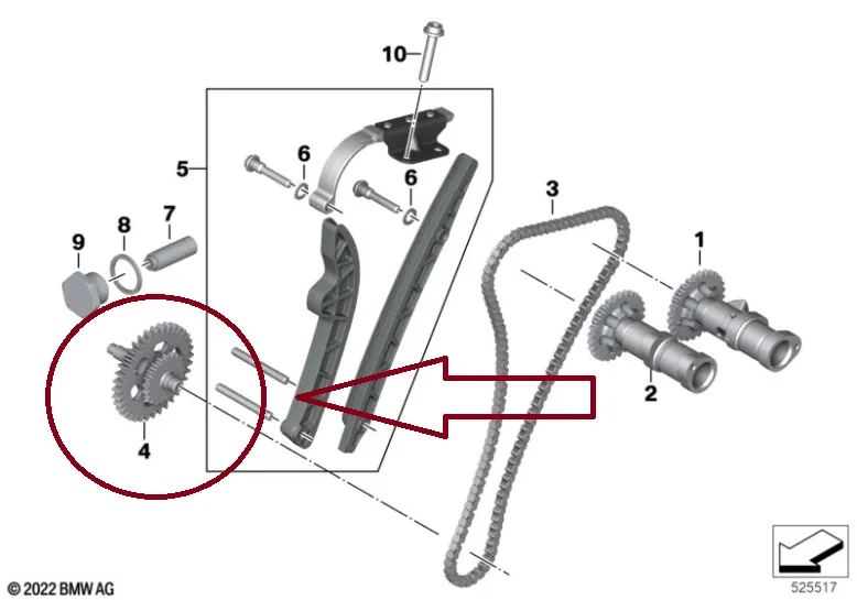 [11311542236] Eje secundario distribución G310gs-r