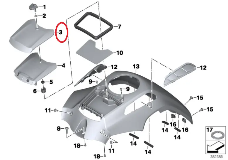 TAPA COMPARTIMIENTO SUPERIOR R1250