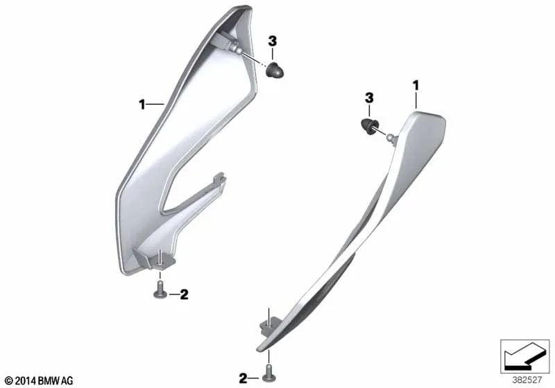 MOLDURA FOCO IZQUIERDA F800R