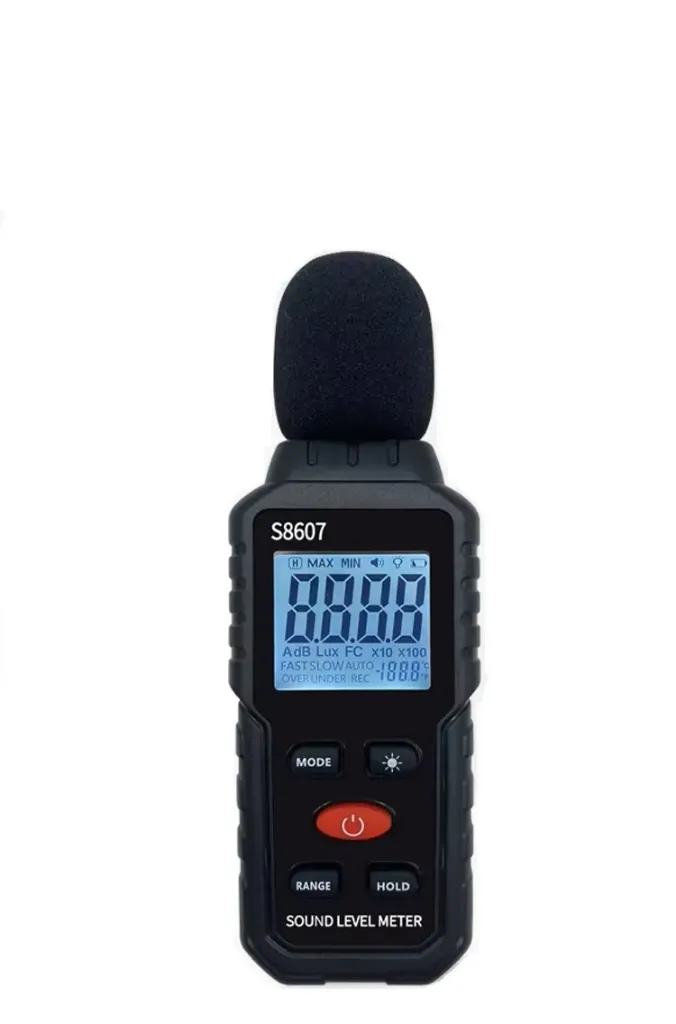 [S8607] Medidor Nivel Ruido Sonometro Decibeles 30 - 130 Dba S8607