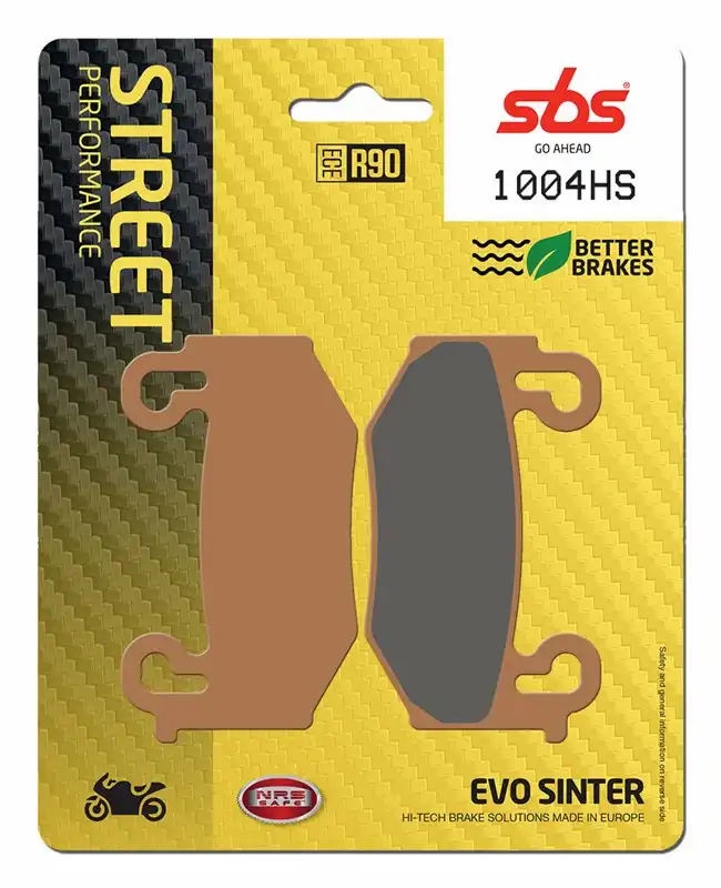 PASTILLAS DE FRENO PARA MOTO SBS 1004HS