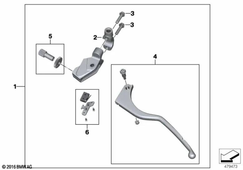 Conjunto de control del embrague G310 2024 (US)