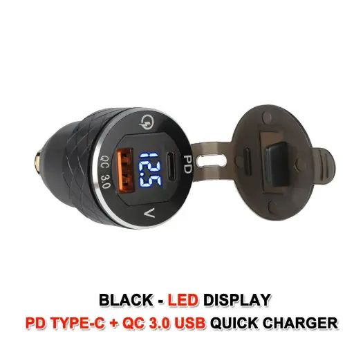 [HBMW504BK-JIT] Enchufe de carga USB