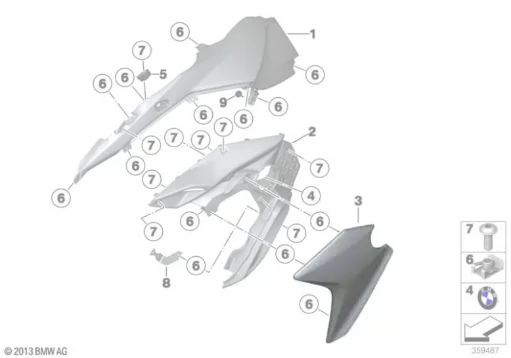 [46638529021] EMBELLESEDOR F800GS 2008-2012