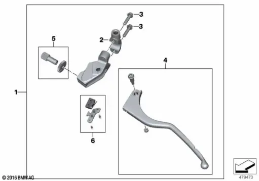 [77159443011 US] Conjunto de control del embrague G310 2024 (US)